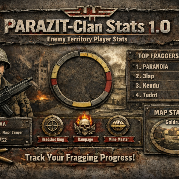 PARAZIT_Clan.Stats.1.0.Wolfenstein.Enemy.Territory.Player.Stats.Nitmod.png